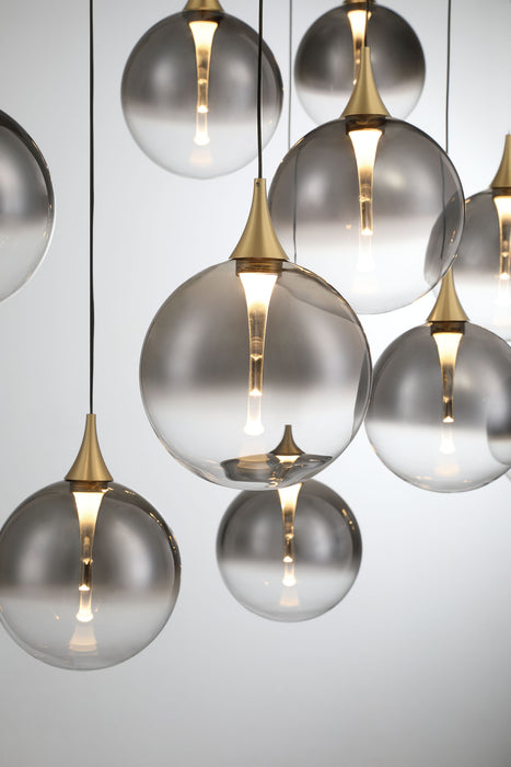 Eurofase 48932-028 Iissa 47" Gold LED Chandelier
