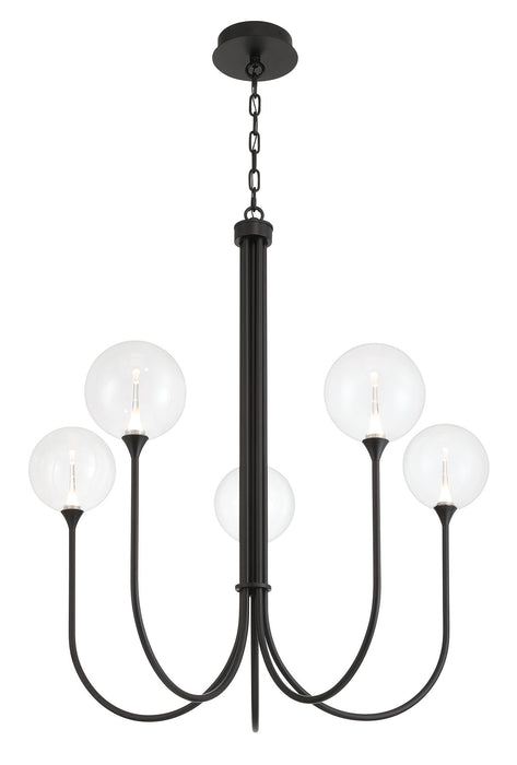 Eurofase 48923-019 Iissa 34" Matte Black LED Chandelier