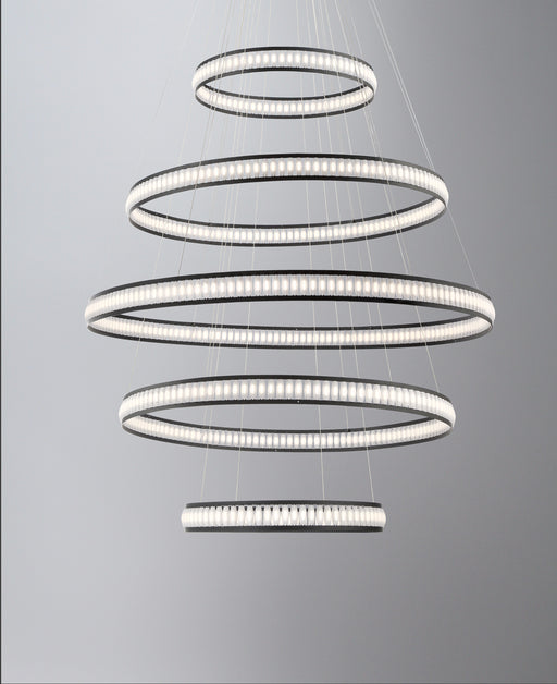 Eurofase 37503-017 Forster 60" Matte Black LED Chandelier