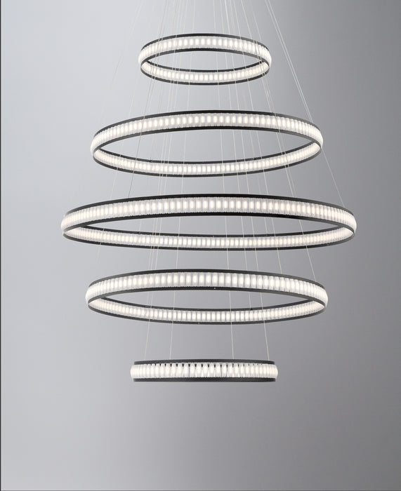 Eurofase 37503-017 Forster 60" Matte Black LED Chandelier