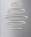 Eurofase 37503-017 Forster 60" Matte Black LED Chandelier