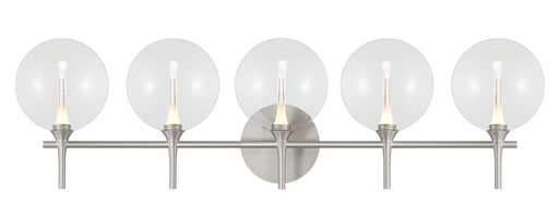 Eurofase 48920-018 Iissa 5-Light Satin Nickel LED Vanity Light