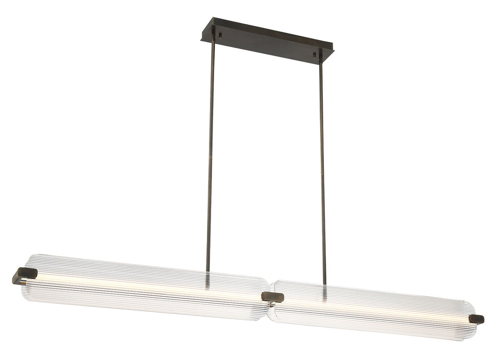 Eurofase 50057-023 Neoness 67" Weathered Brass LED Chandelier
