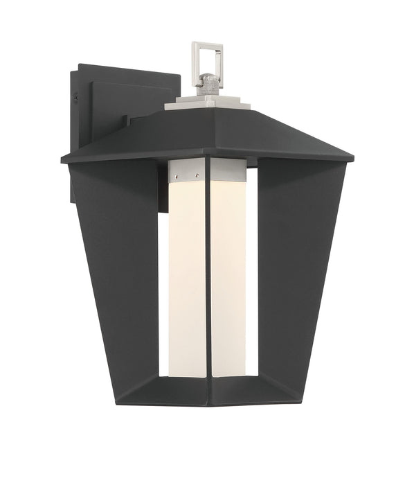 Eurofase 50047-024 Andson 13" Satin Nickel-Sand Black Mix LED Outdoor Wall Light