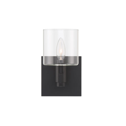 Eurofase 46811-011 Decato 9" Matte Black Wall Sconce