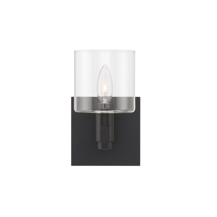 Eurofase 46811-011 Decato 9" Matte Black Wall Sconce