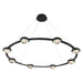 Eurofase 39309-013 Circolo 48" Matte Black LED Chandelier