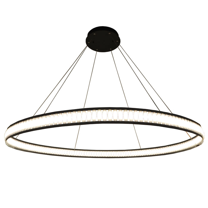 Eurofase 37093-013 Forster 60" Matte Black LED Chandelier