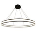 Eurofase 37093-013 Forster 60" Matte Black LED Chandelier