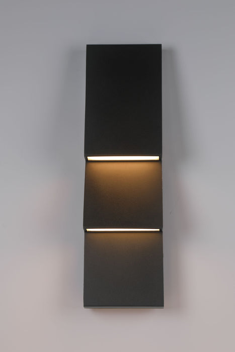 Eurofase 49242-027 Nanton 19" Sand Black LED Outdoor Wall Light
