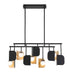 Eurofase 49037-012 Cornice 45" Gold-Black Mix LED Chandelier