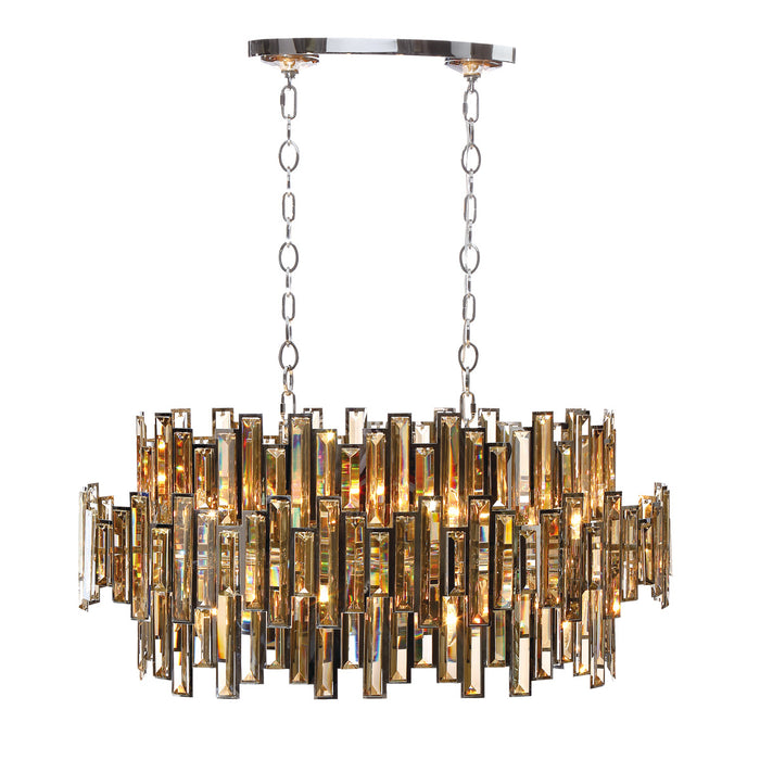 Eurofase 31892-018 Vienna 41" Chrome Chandelier