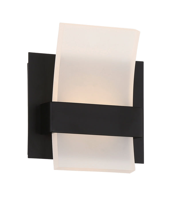 Eurofase 35654-022 Cambridge 1-Light Matte Black LED Vanity Light