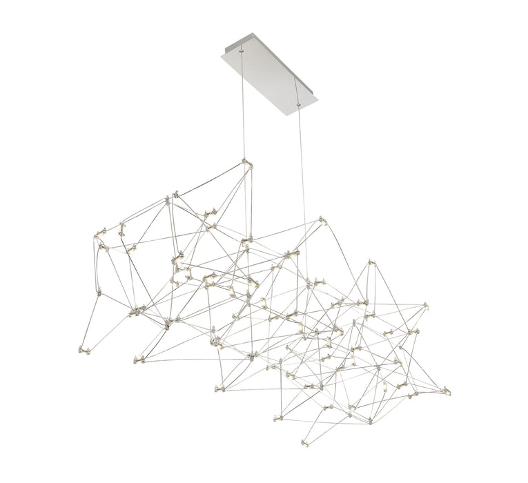 Eurofase 38037-016 Leonardelli 49" Chrome LED Chandelier