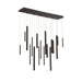 Eurofase 31446-013 Santana 42" Matte Black LED Chandelier