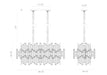 Eurofase 31892-018 Vienna 41" Chrome Chandelier