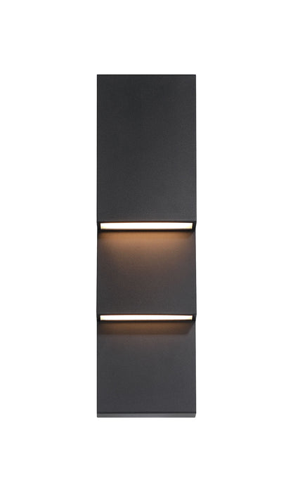 Eurofase 49242-027 Nanton 19" Sand Black LED Outdoor Wall Light