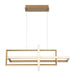 Eurofase 39323-026 Bordo 38" Satin Gold Paint LED Chandelier