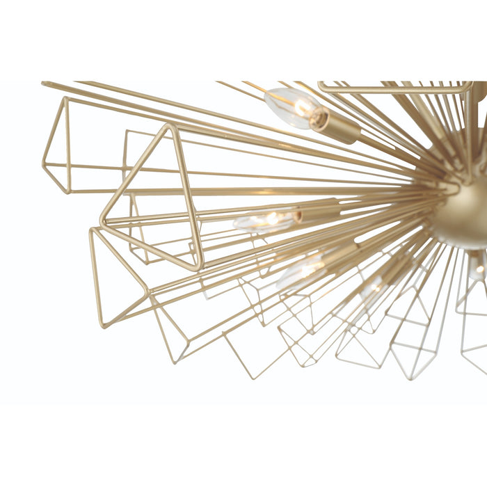 Eurofase 46761-026 Dendelio 45" Matte Gold Chandelier