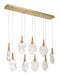 Eurofase 50103-020 Jateo 51" Gold LED Chandelier