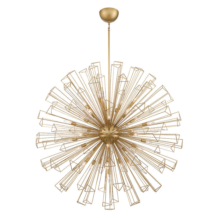 Eurofase 43865-025 Dendelio 54" Matte Gold Chandelier