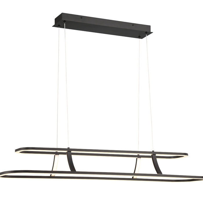 Eurofase 43877-010 Cadoux 44" Matte Black LED Chandelier