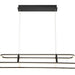 Eurofase 43877-010 Cadoux 44" Matte Black LED Chandelier