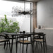 Eurofase 46761-019 Dendelio 45" Matte Black Chandelier