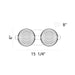 Eurofase 47192-010 Palmas 15" Gold LED Vanity Light