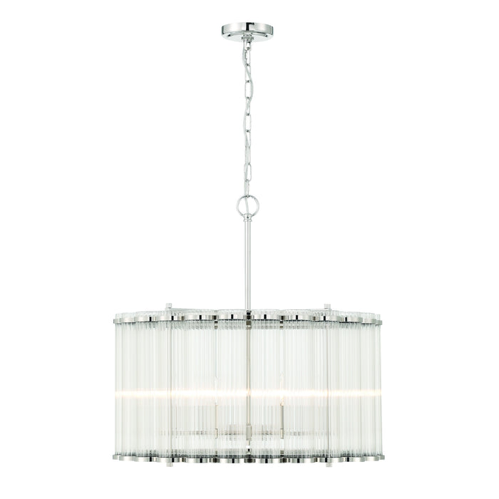 Eurofase 47239-029 Glasbury 24" Polished Nickel Chandelier