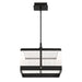 Eurofase 44256-012 Tye 20" Matte Black LED Chandelier