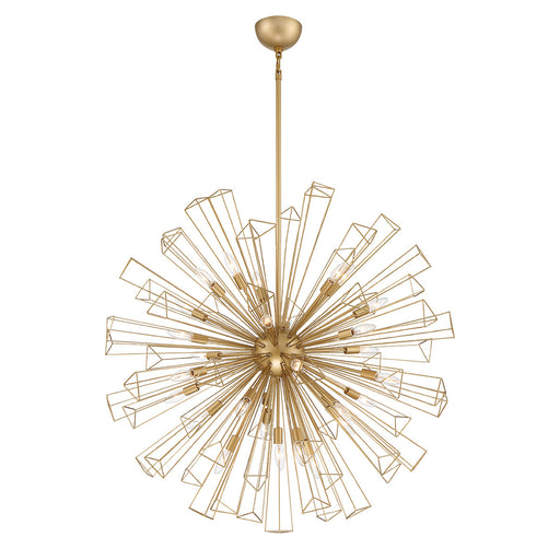 Eurofase 43864-024 Dendelio 40" Matte Gold Chandelier
