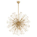 Eurofase 43864-024 Dendelio 40" Matte Gold Chandelier