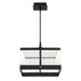 Eurofase 44256-012 Tye 20" Matte Black LED Chandelier