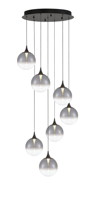 Eurofase 48929-028 Iissa 21" Matte Black LED Chandelier