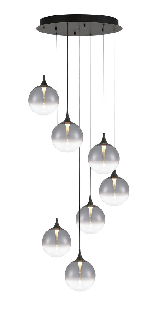 Eurofase 48929-028 Iissa 21" Matte Black LED Chandelier