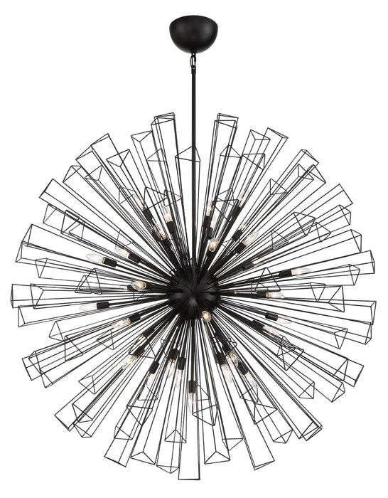 Eurofase 43865-017 Dendelio 54" Matte Black Chandelier