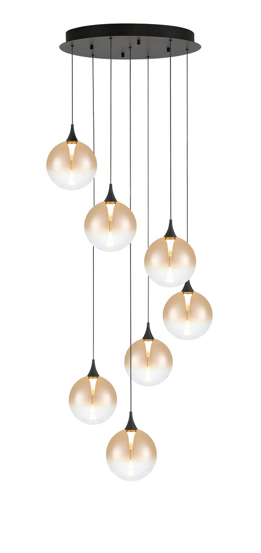Eurofase 48929-035 Iissa 21" Matte Black LED Chandelier