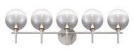 Eurofase 48920-025 Iissa 5-Light Satin Nickel LED Vanity Light