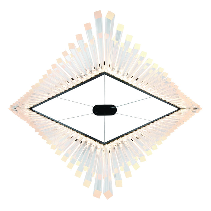 Eurofase 47188-020 Vivien 60" Matte Black LED Chandelier