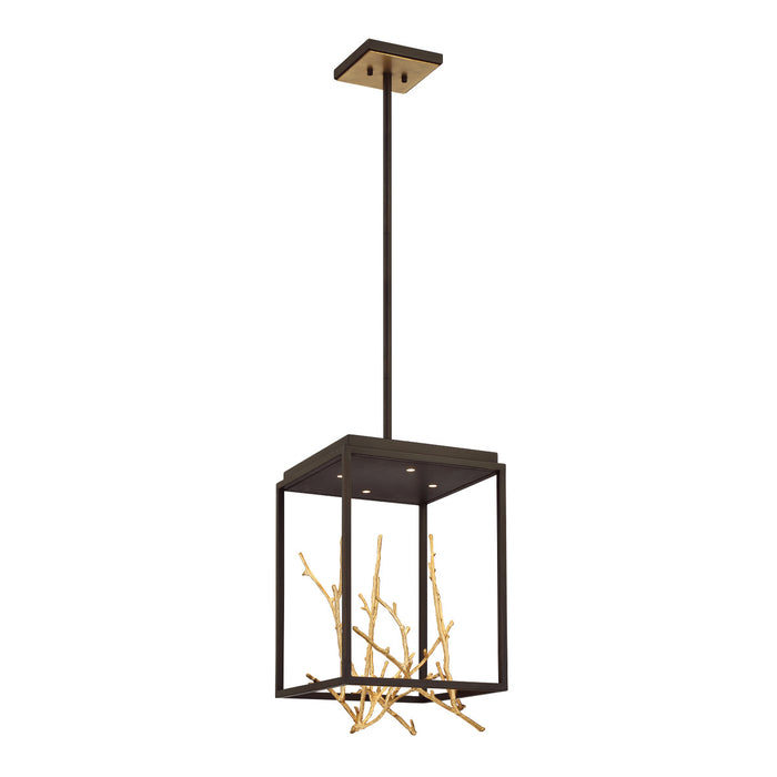 Eurofase 38637-018 Aerie 19" Gold-Black Mix LED Pendant Light