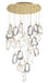 Eurofase 49238-013 Norah 39" Gold LED Chandelier