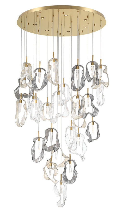 Eurofase 49238-013 Norah 39" Gold LED Chandelier