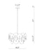 Eurofase 47209-015 Nuvola 24" Gold LED Chandelier