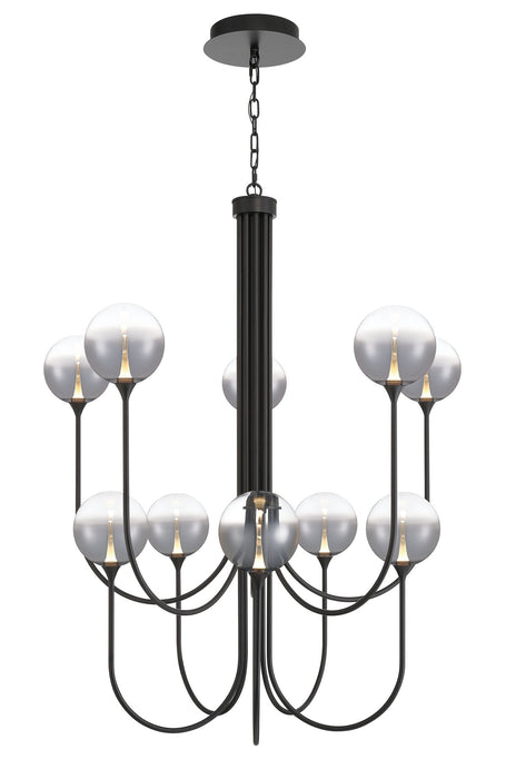 Eurofase 48926-027 Iissa 40" Matte Black LED Chandelier
