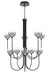 Eurofase 48926-027 Iissa 40" Matte Black LED Chandelier