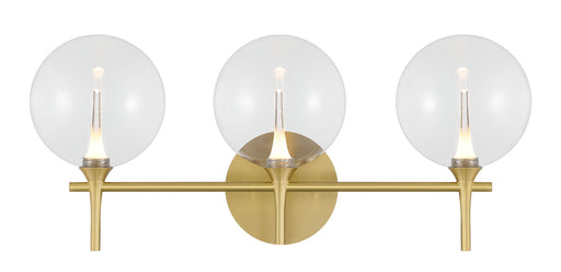 Eurofase 48913-010 Iissa 3-Light Gold LED Vanity Light