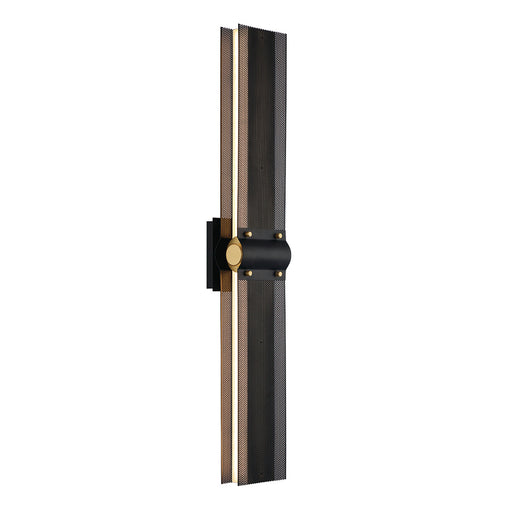 Eurofase 42711-018 Admiral 31" Gold-Black Mix LED Outdoor Wall Light