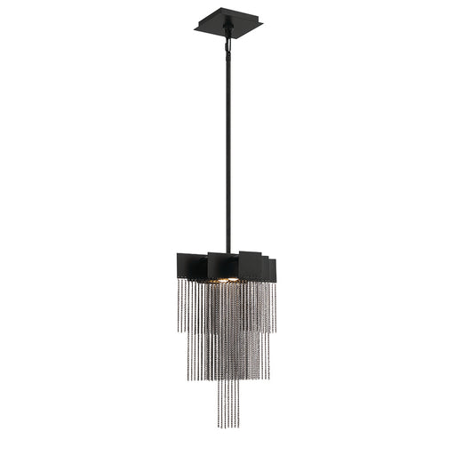 Eurofase 44370-015 Bloomfield 18" Matte Black LED Pendant Light