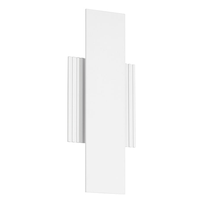 Exterior Wall Sconce Thesis 207715A Jacks 15 inch Textured White 5CCT LED Exterior Wall Sconce THESIS
